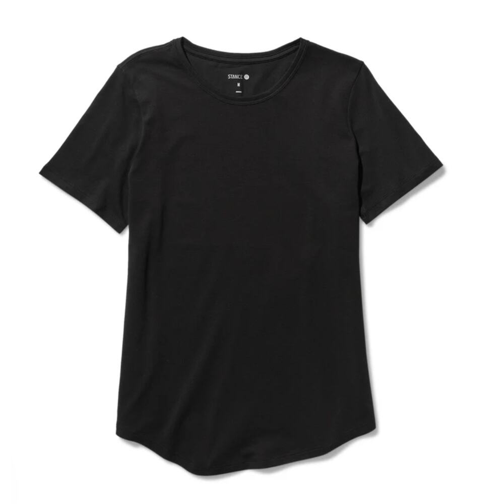 NWT Stance Get Set Women's Performance Shirt Black‎ Small